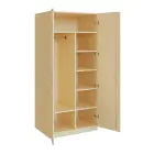 Q 23-80 skříň šatní, 2-dvéřová, 800x600x1800mm, bříza irská